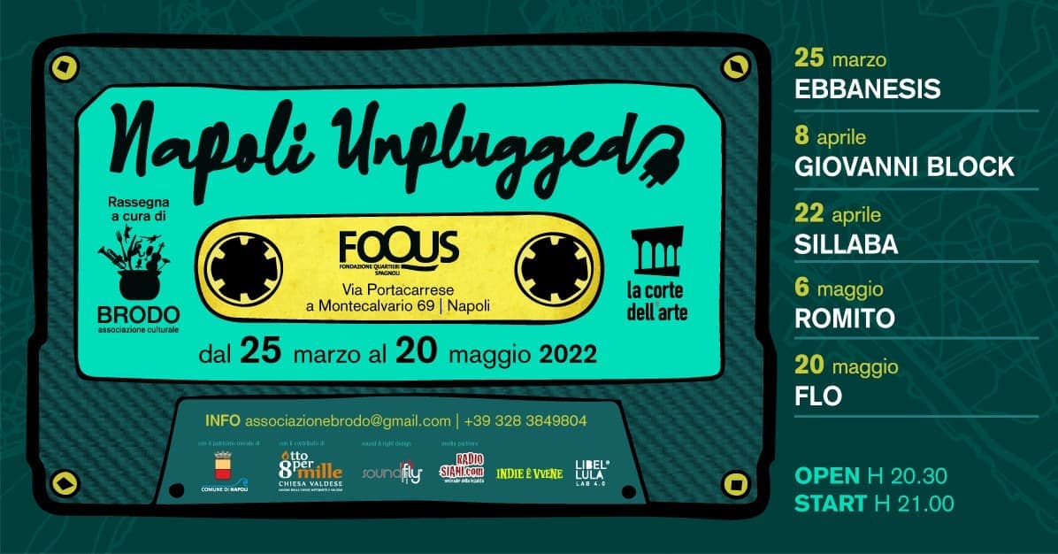 "Napoli Unplugged": da domani la rassegna musicale ai Quartieri Spagnoli
