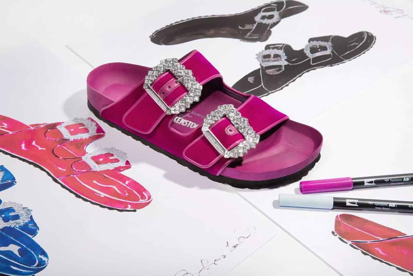 Comfort e glam in arrivo con Manolo Blahnik x Birkenstock