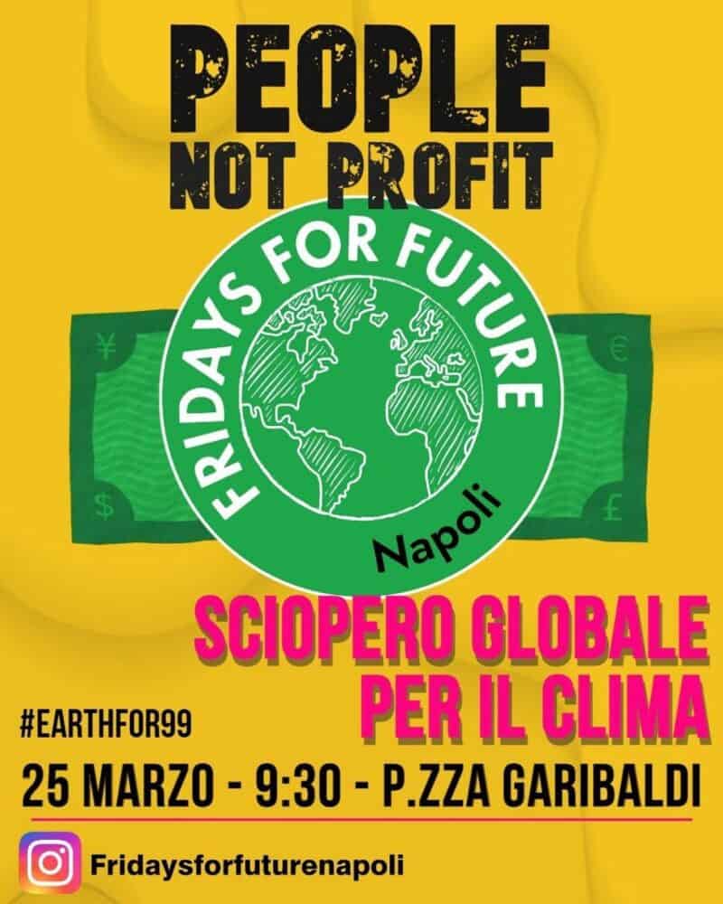 Napoli, Fridays For Future: ritorna la manifestazione contro la crisi climatica