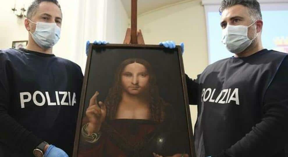 Fermati trafficanti d'arte: avevano rubato il "Salvator Mundi"