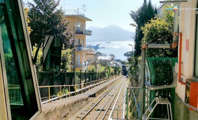 Napoli: riaperta la funicolare di Mergellina