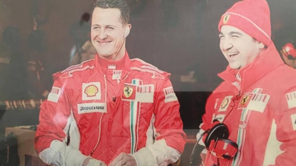 Pomigliano d’Arco in pista con Kimi Raikkonen e Michael Schumacher