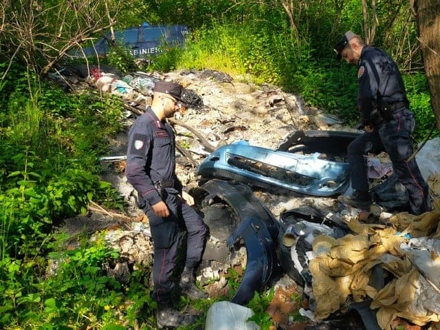 Roccamonfina (CE): sequestrati 1,5m3 di rifiuti speciali