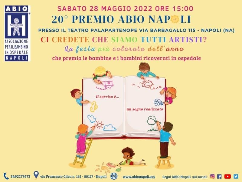 Premio ABIO Napoli, per trasformare i piccoli pazienti in grandi artisti