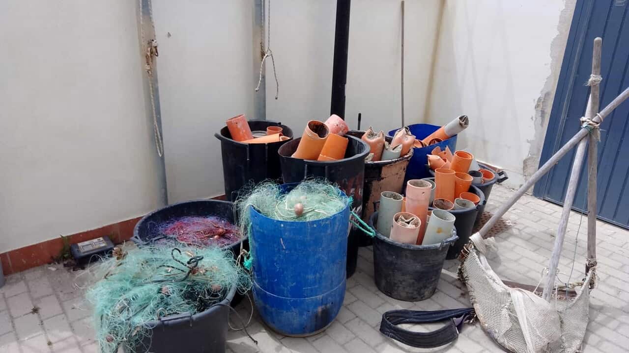 Castel Volturno, sequestrati attrezzi da pesca a Ischitella