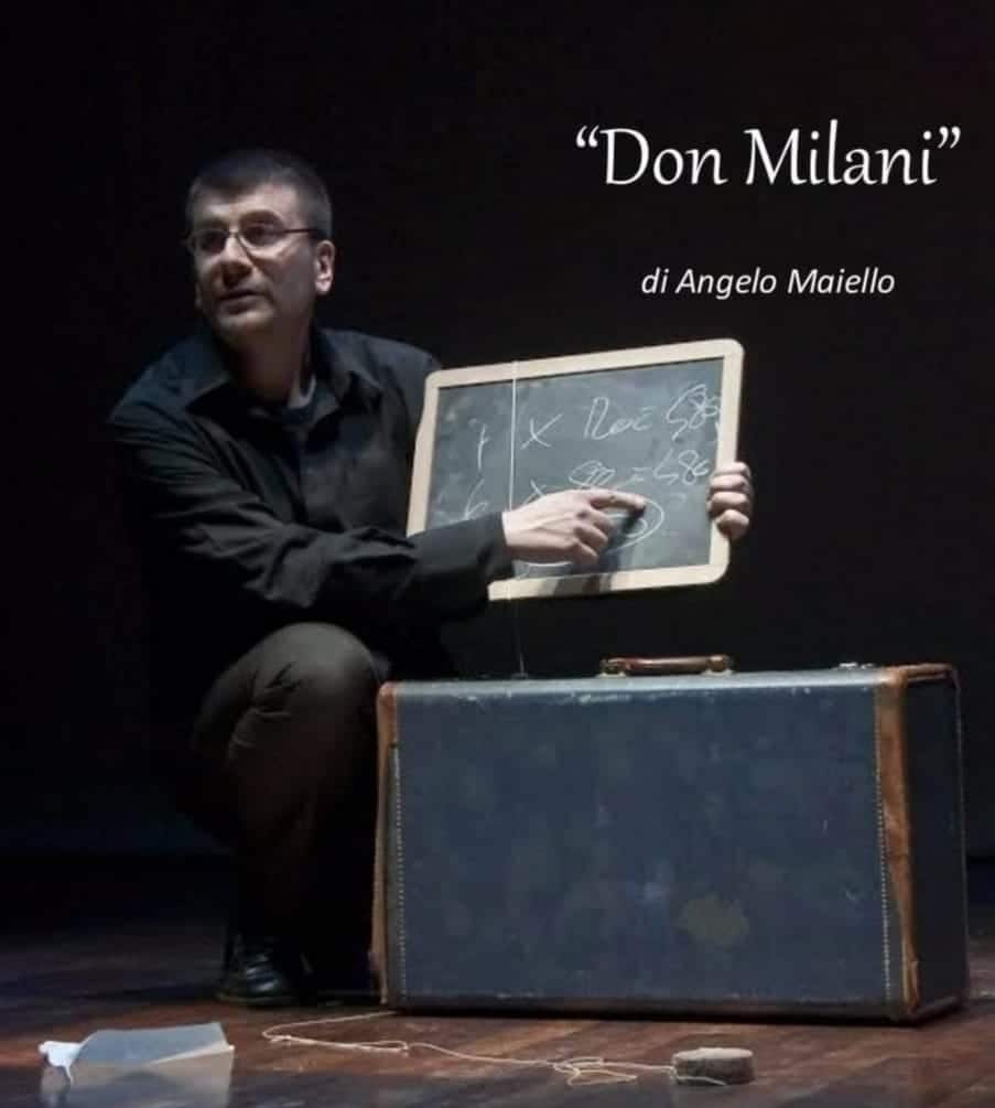 Caserta, Angelo Maiello racconta "Don Milani". Lo spettacolo in scena mercoledì 13 luglio