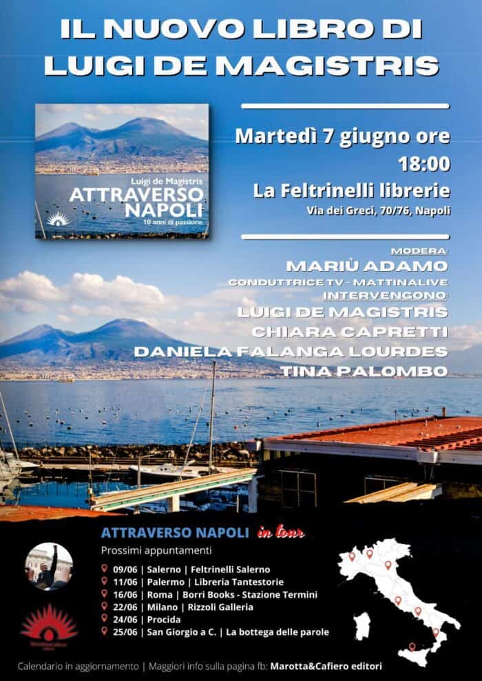 "Attraverso Napoli": Luigi De Magistris presenta il suo libro alla Feltrinelli