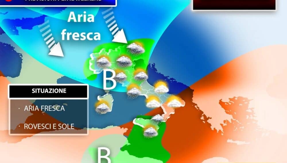 Previsioni meteo. Gli aggiornamenti