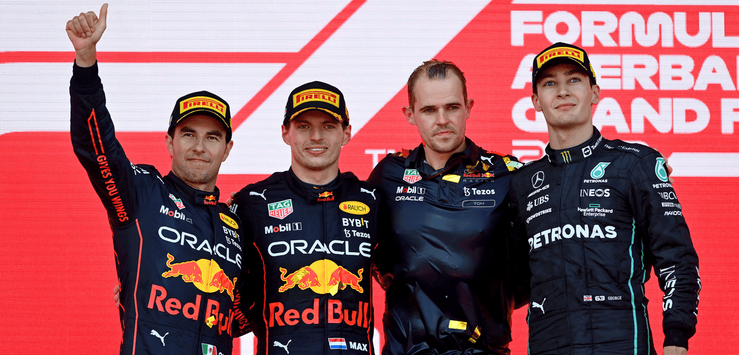 GP Azerbaijan: doppietta RedBull e Russell sul podio di Baku