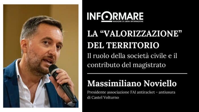 SPECIALE. Il magistrato e la società civile: l'intervento del Presidente FAI Castel Volturno Massimiliano Noviello