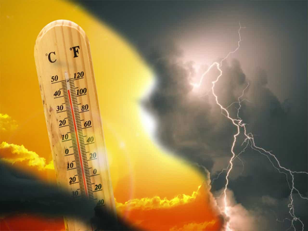 Meteo nel casertano: afa e temporali