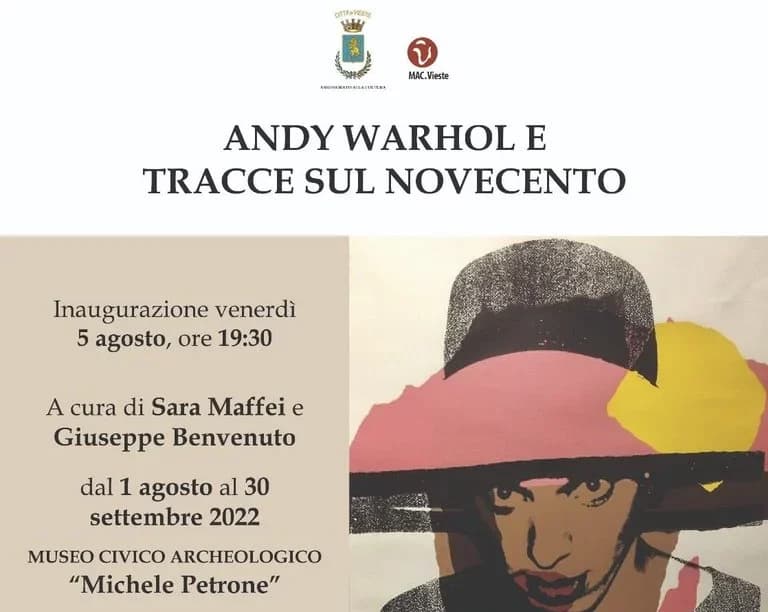 Andy Warhol e tracce sul novecento: a Vieste una mostra imperdibile
