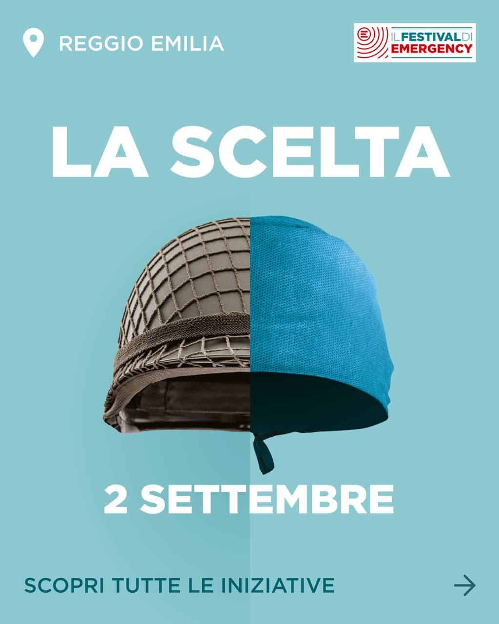 “La scelta”: il festival di Emergency a Reggio-Emilia