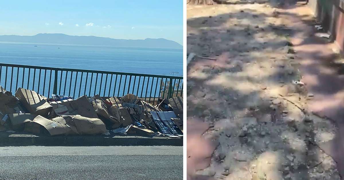 Panorama, sole e Vesuvio? Posillipo e la discarica vista mare
