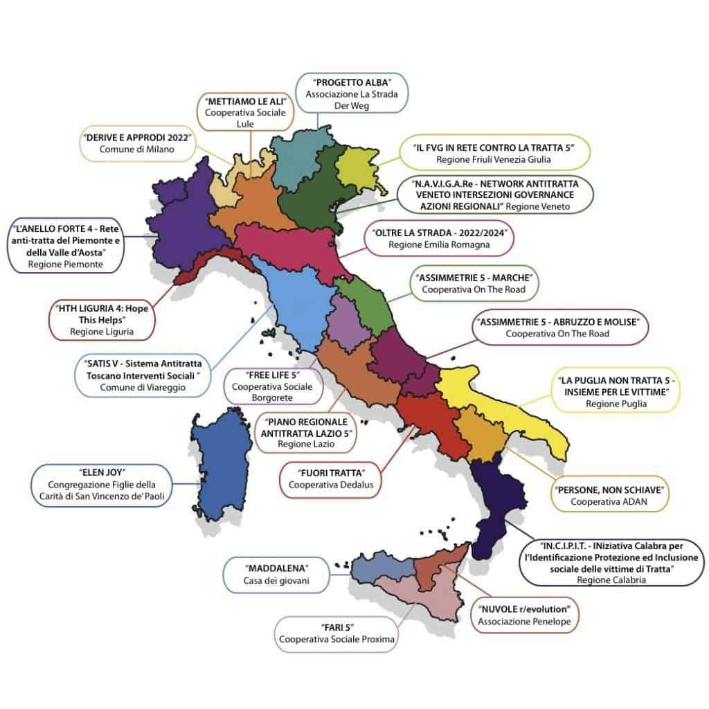 Lotta alla tratta di esseri umani, il servizio “Fuori Tratta” della Cooperativa Dedalus