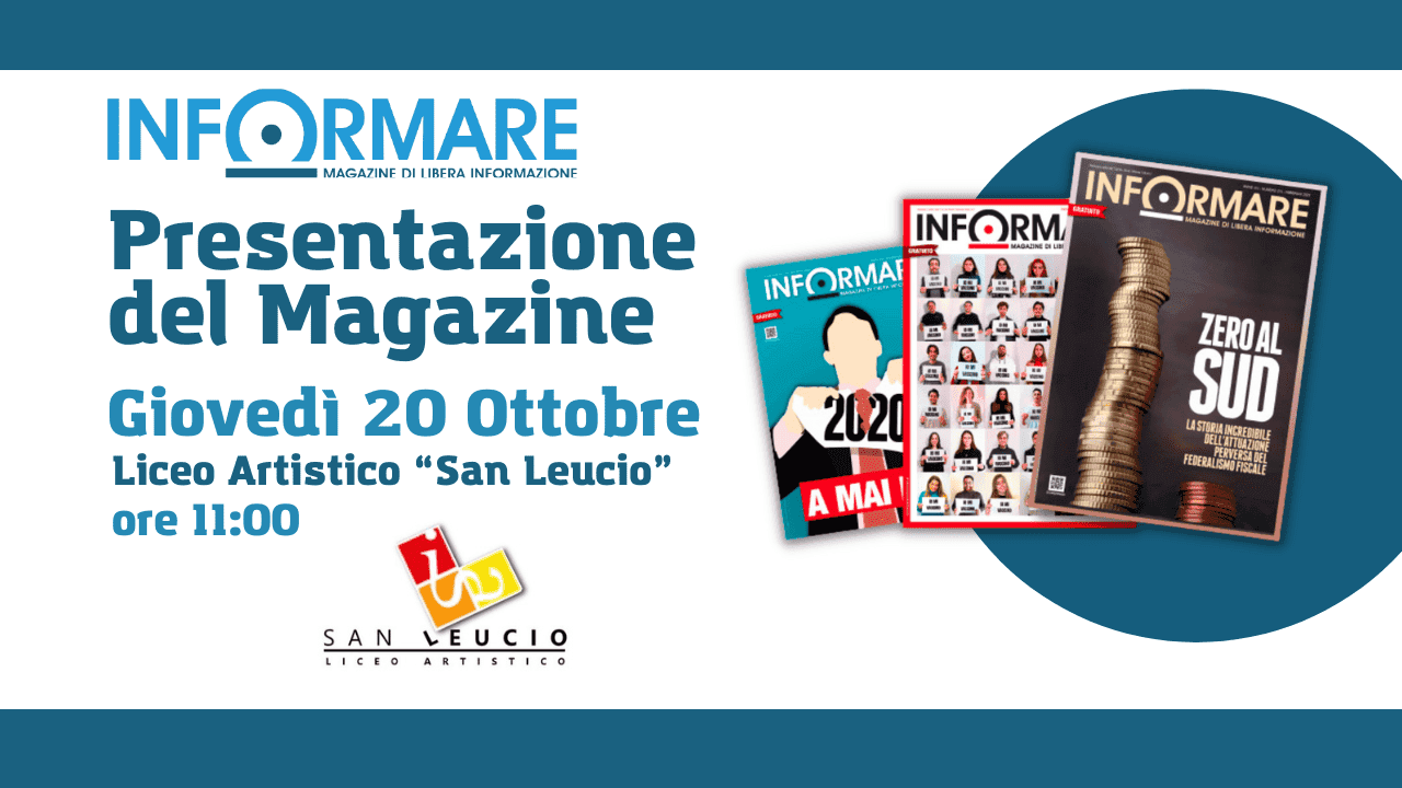 San Leucio: giovedì 20 ottobre, l'incontro tra i giornalisti di Informare e gli studenti del Liceo Artistico