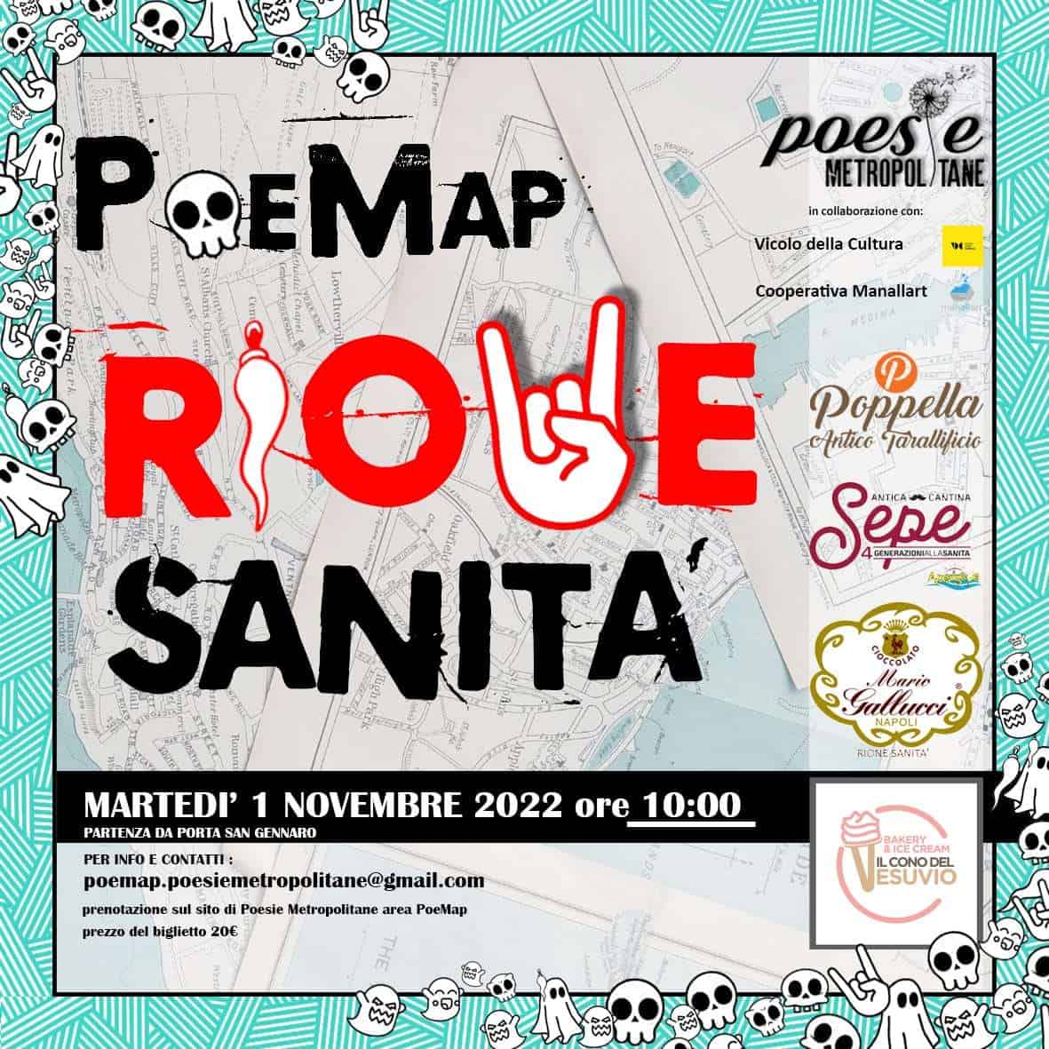 Napoli, il 1° Novembre ritorna Poe Map al Rione Sanità