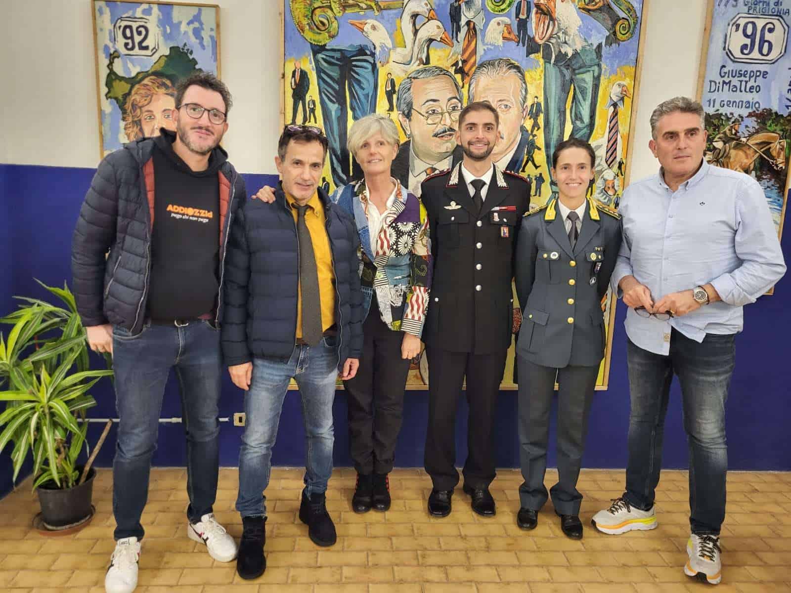 Valsusa chiama Palermo. Ospite dell’istituto Enzo Ferrari il pittore antimafia Gaetano Porcasi
