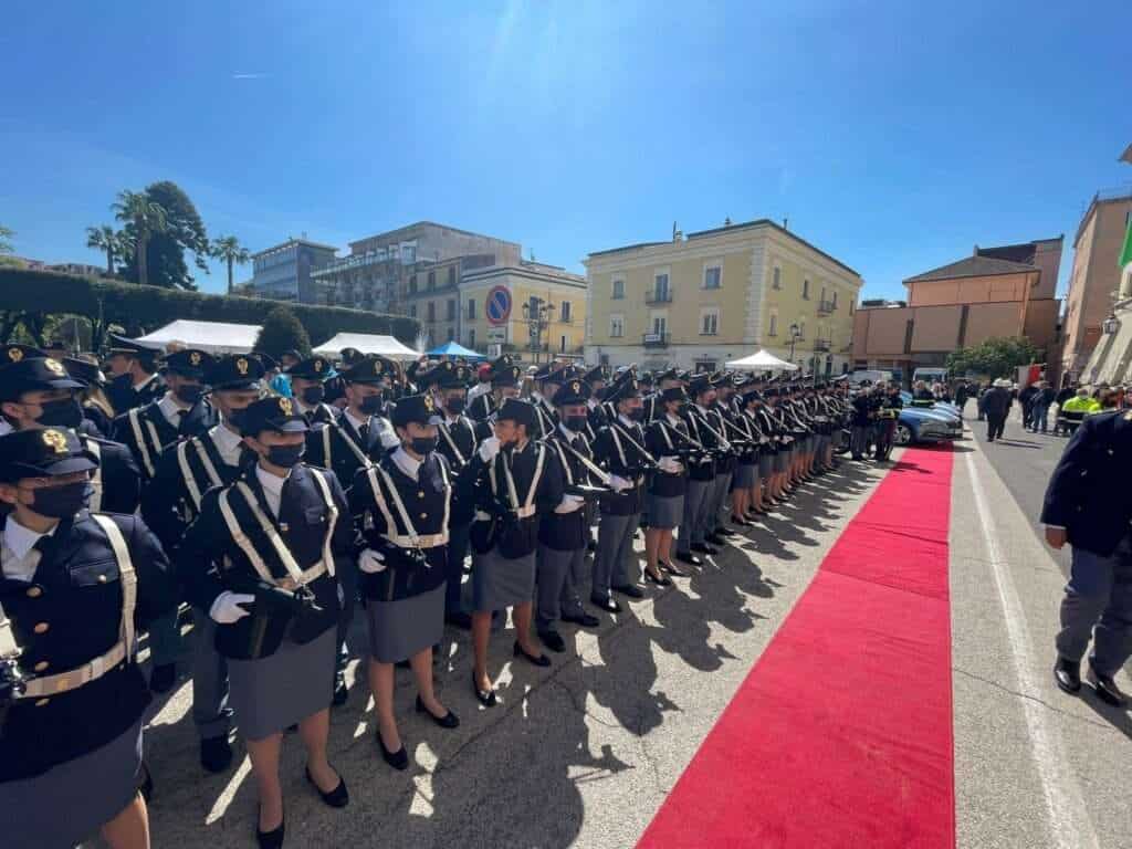 Caserta: cerimonia per i 171 anni dalla nascita della Polizia di Stato