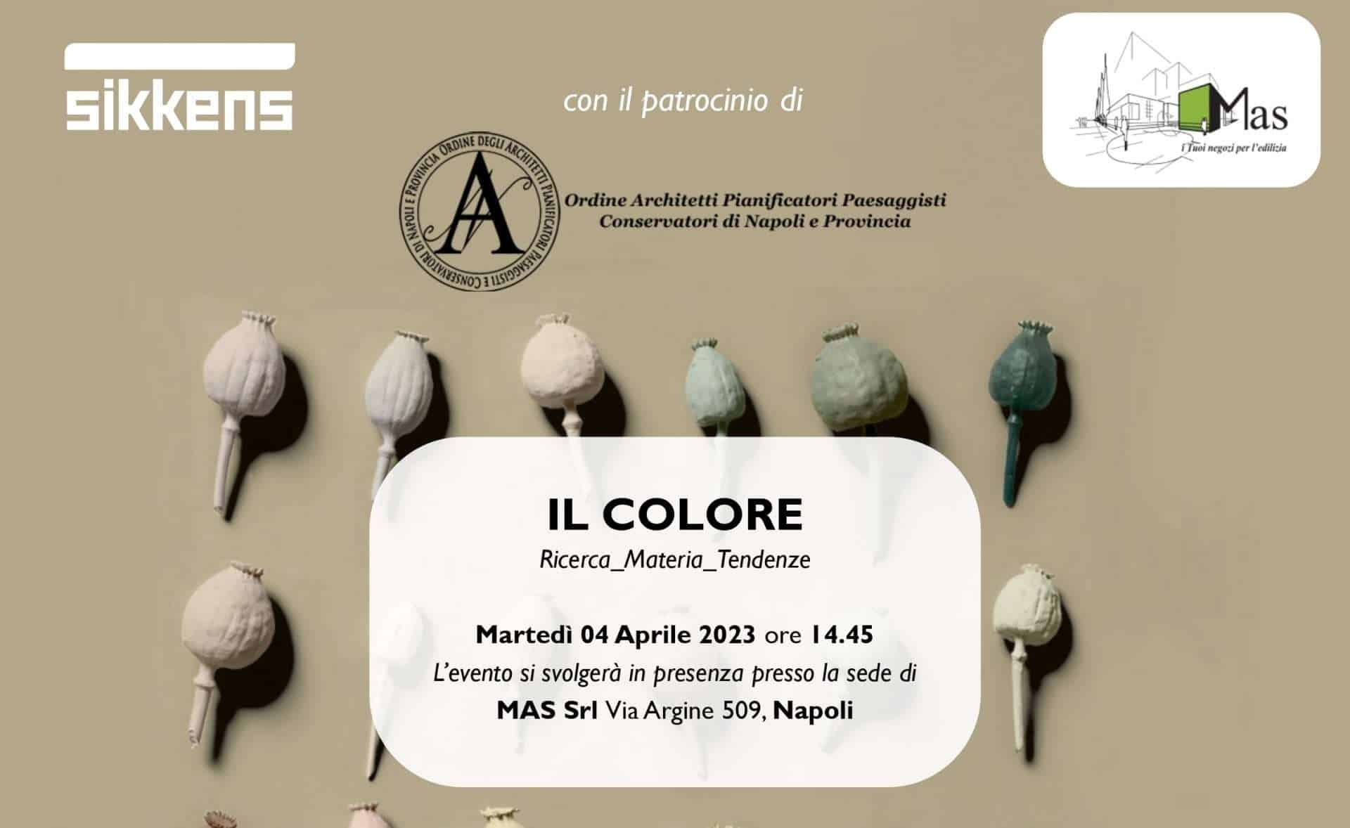 "Il colore: ricerca, materia, tendenze": il convegno al MAS Srl di Napoli
