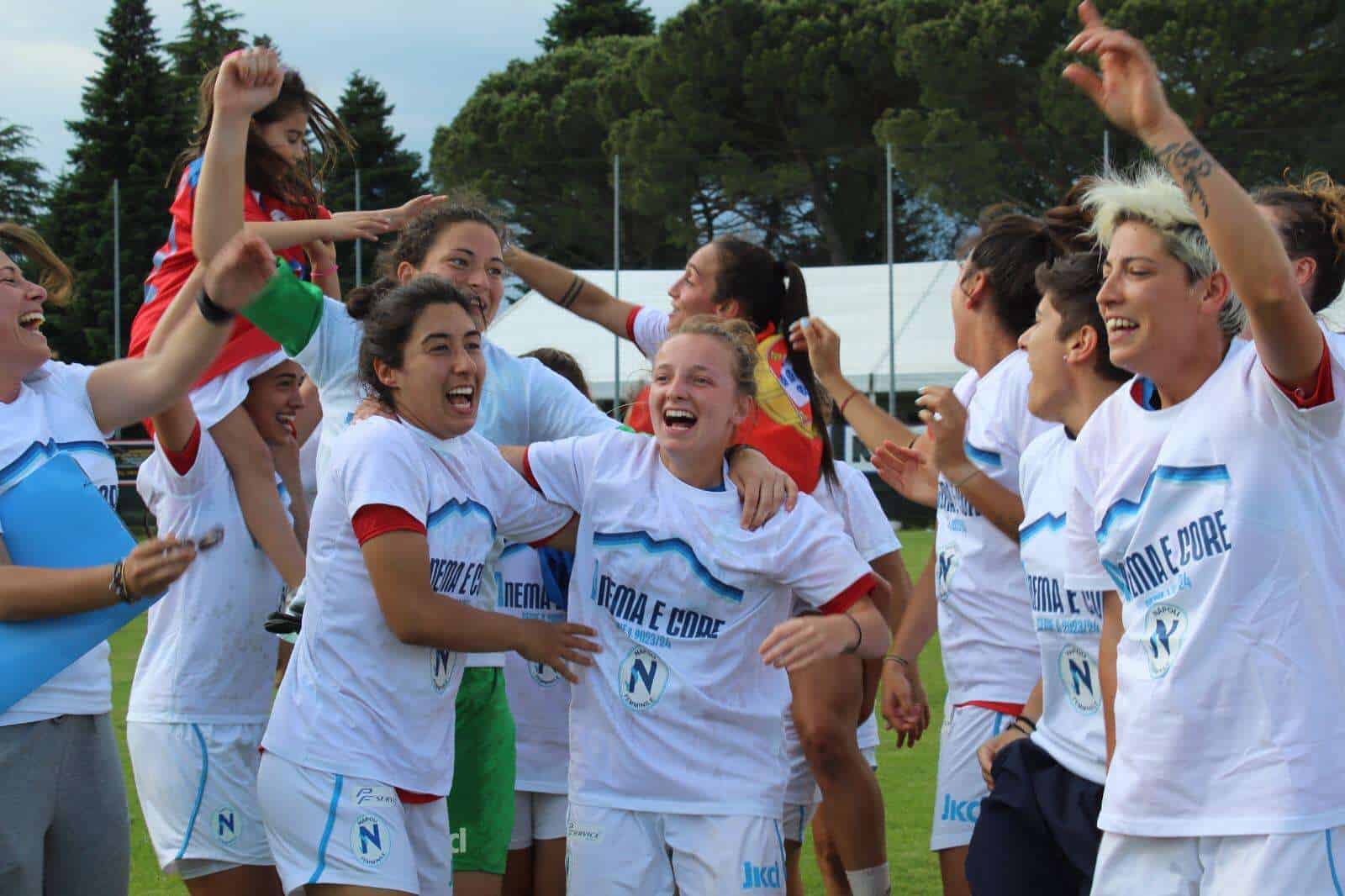 Napoli Femminile, parole da Serie A dei presidenti e della bomber Adriana Gomes