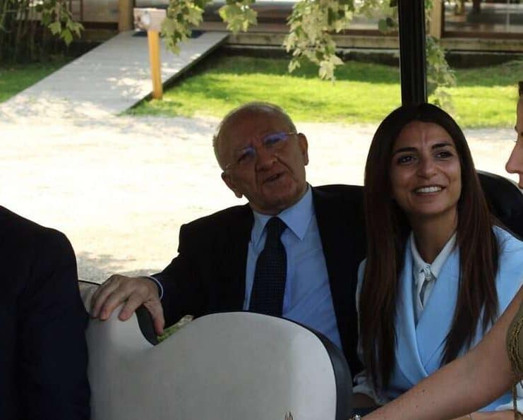 Vincenzo De Luca in visita ai Laghi Nabi