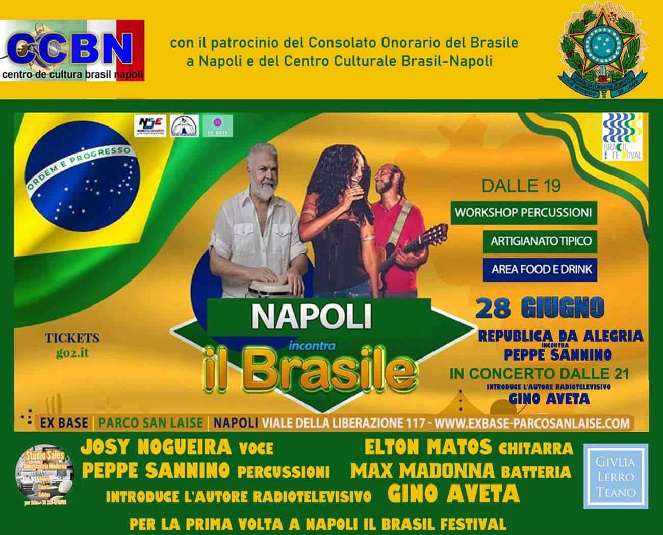 21esima edizione del Brasil Festival. Si parte il 27 giugno
