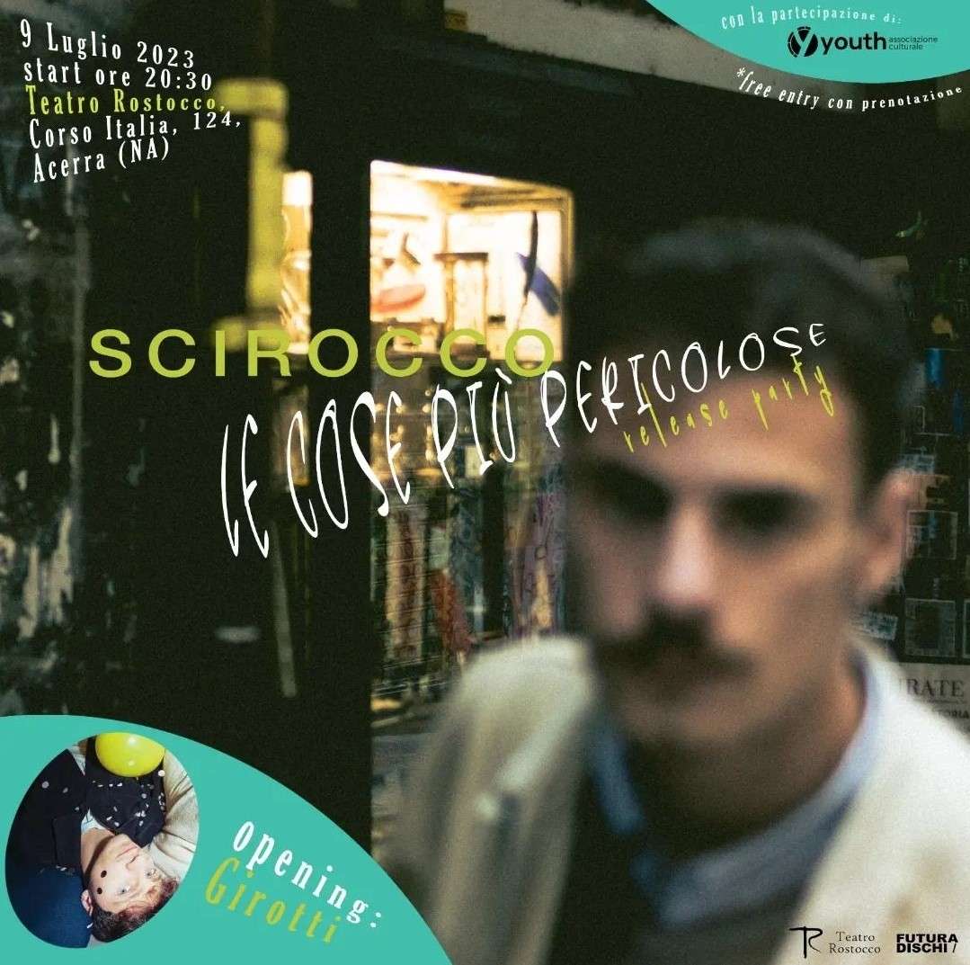 Scirocco presenta il suo nuovo album al Teatro Rostocco di Acerra