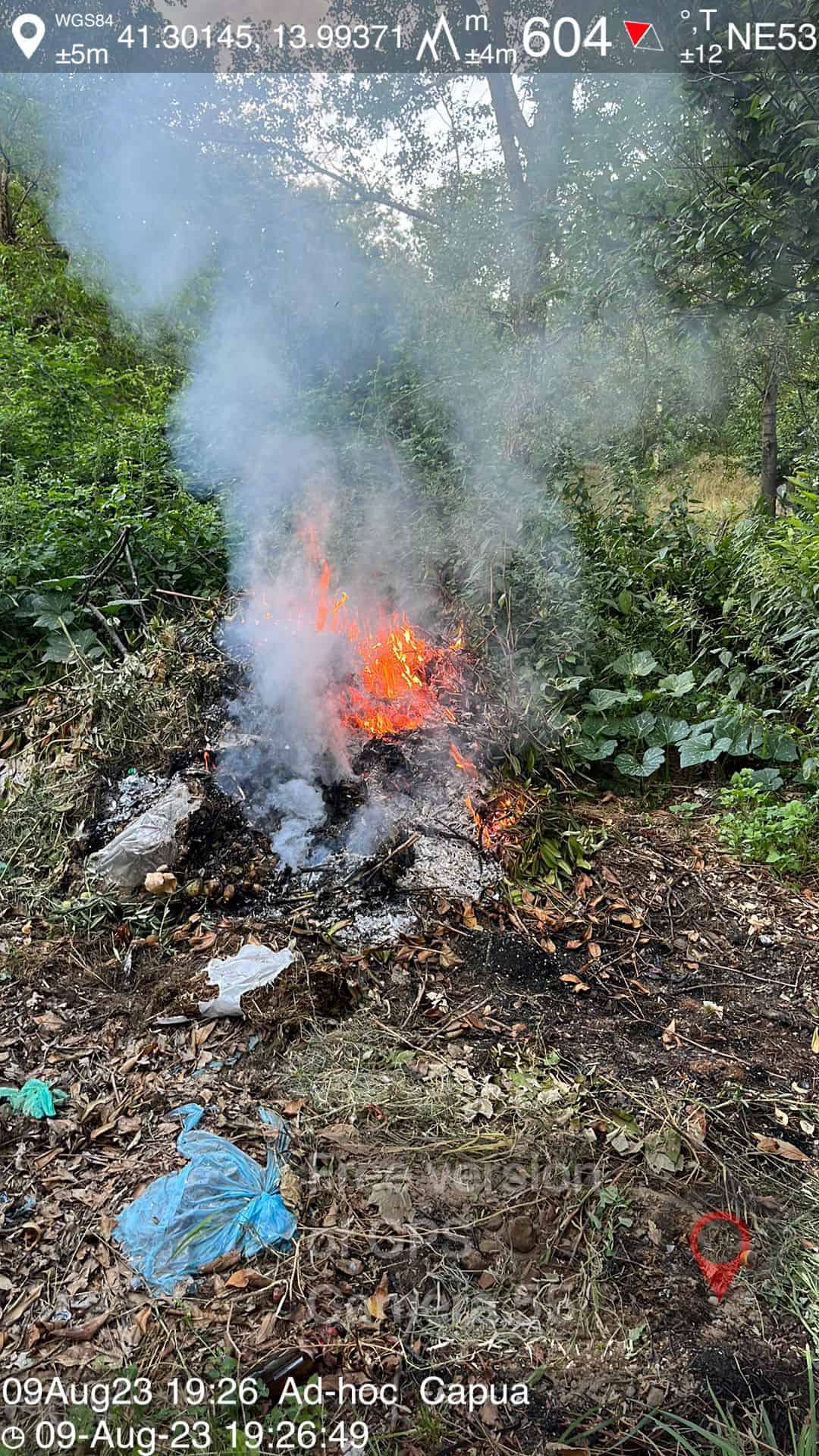 Roccamonfina e Foce Garigliano, il Wwf spegne un incendio nel Parco Regionale