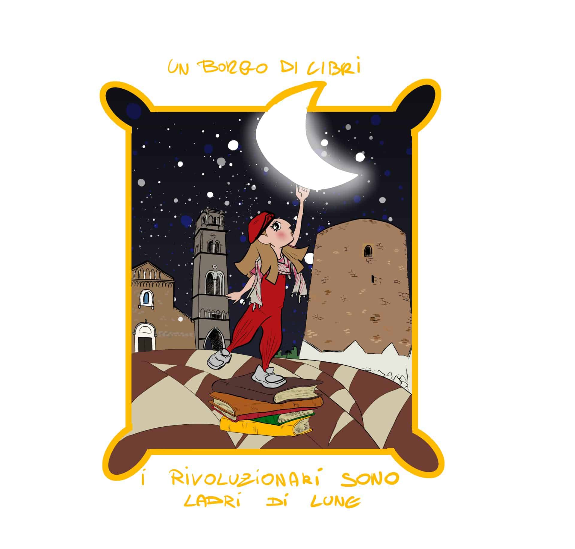 Un borgo di libri a Casertavecchia racconta: «Le rivoluzioni: i rivoluzionari sono ladri di lune»