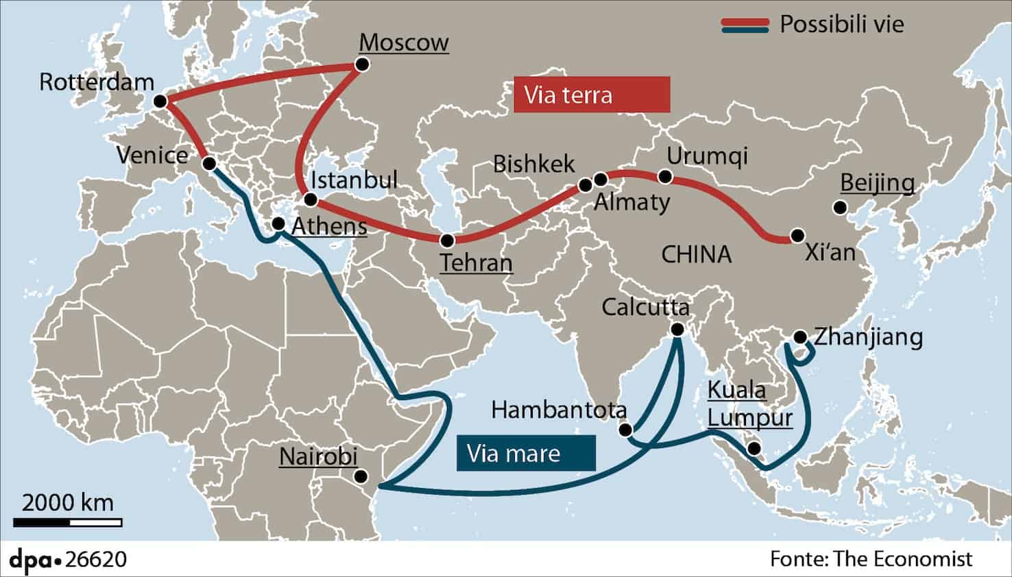 L'accordo della "Via della Seta" con la Cina è a rischio
