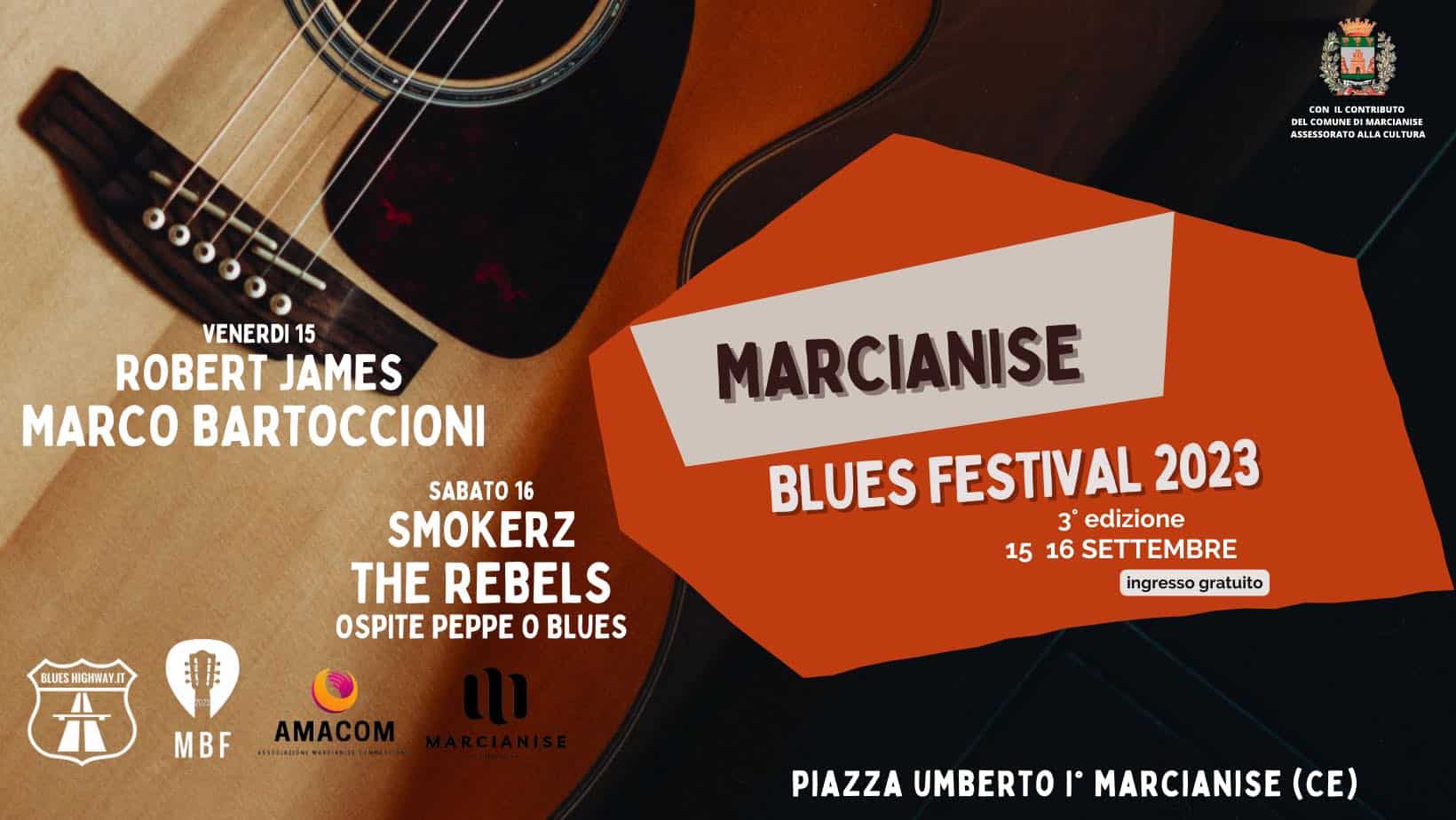 Torna il Marcianise Blues Festival: ecco il programma
