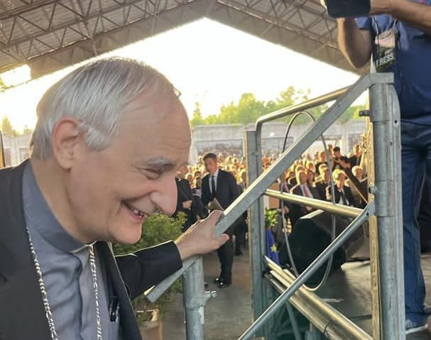 Il Cardinale Zuppi in visita a Caserta per il Festival Laudato Si'
