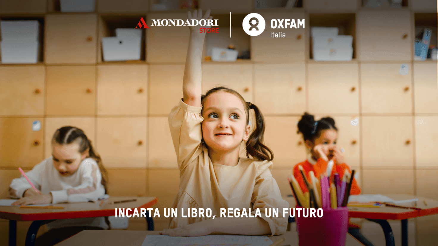 "Incarta un libro, regala un futuro": l'iniziativa della Mondadori per Natale