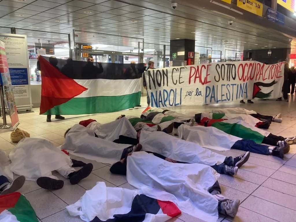 Napoli in corteo per la Palestina