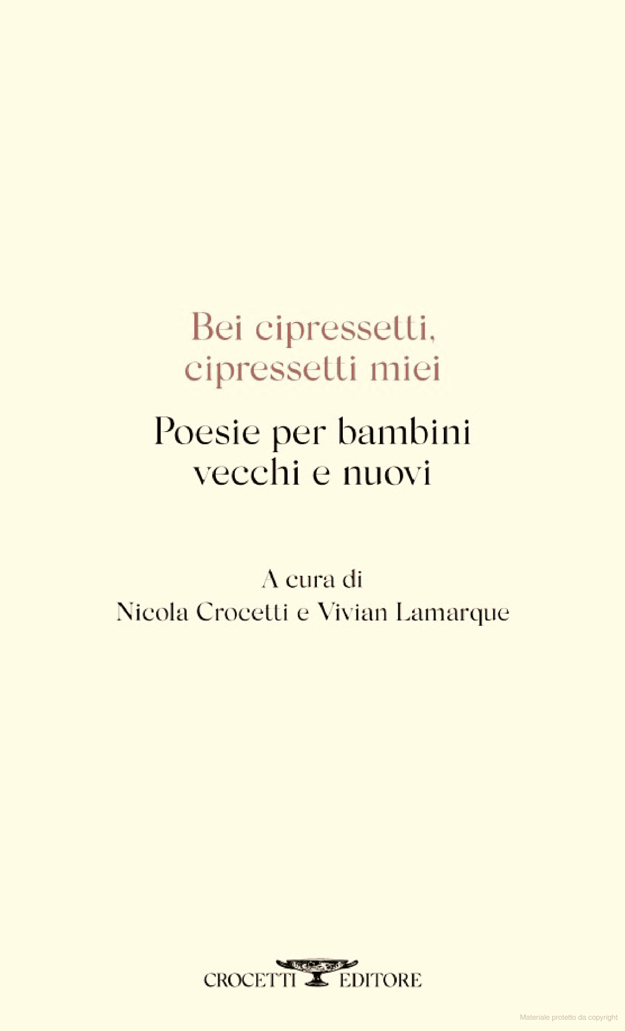 Nuova antologia di Lamarque: un inno alla poesia "a memoria"
