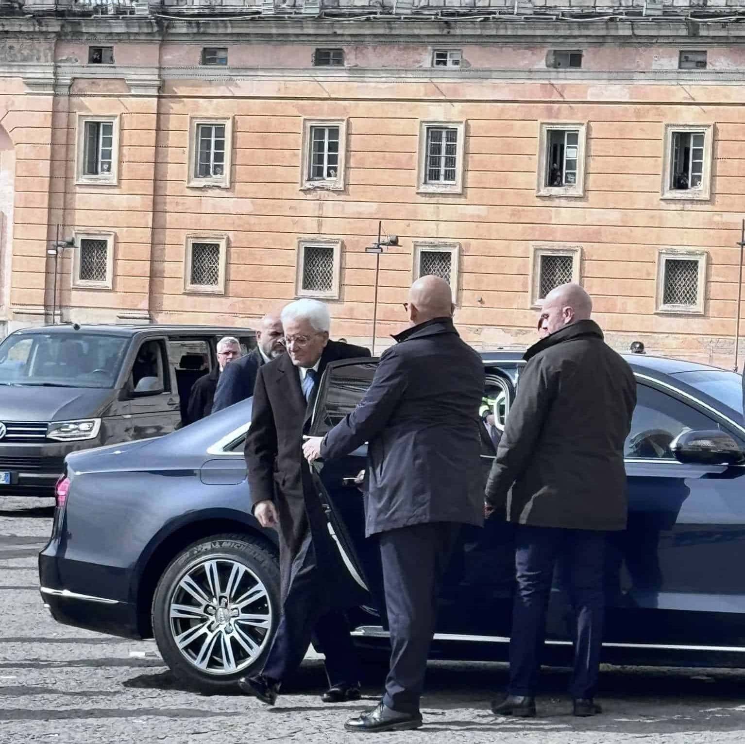 Mattarella è arrivato a Caserta: le immagini scattate da Informare