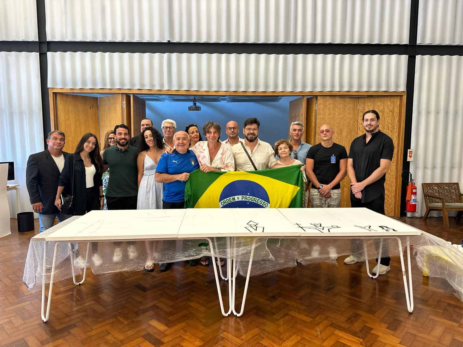 Alessandro Ciambrone inaugura il progetto "Amicizia Napoli Rio"