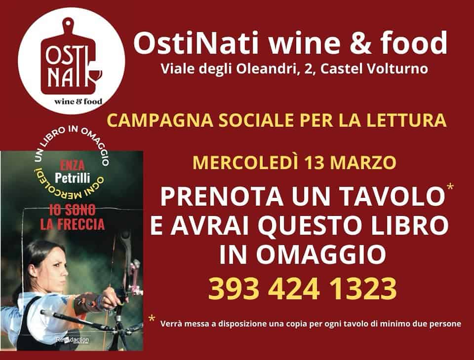 Libri in regalo da OstiNati wine & food: al via la campagna sociale