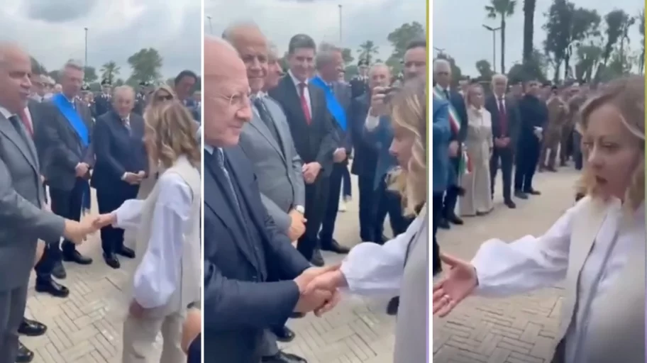 A Caivano si inaugura un centro sportivo, ma l'attenzione è tutta per Meloni e De Luca