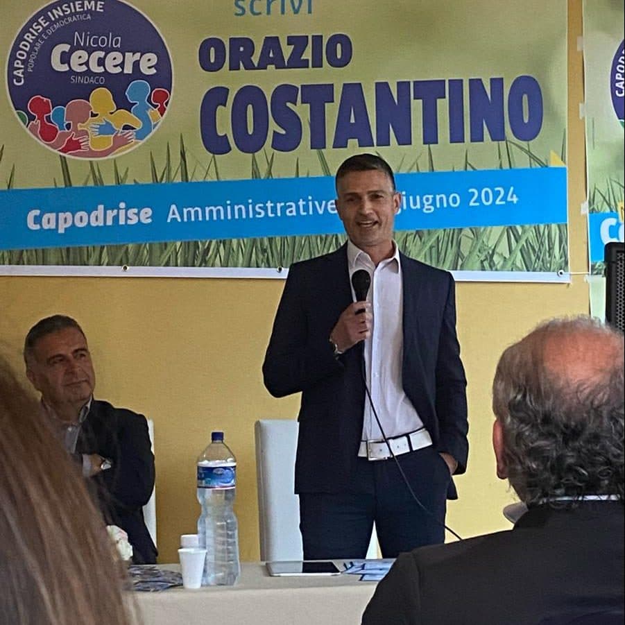 Capodrise, Orazio Costantino: "La nostra lista è una vera squadra al servizio della comunità"
