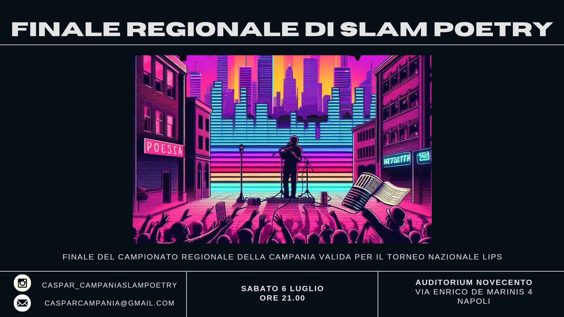 A Napoli la finale del Campionato Regionale Campano di Poesia Performativa