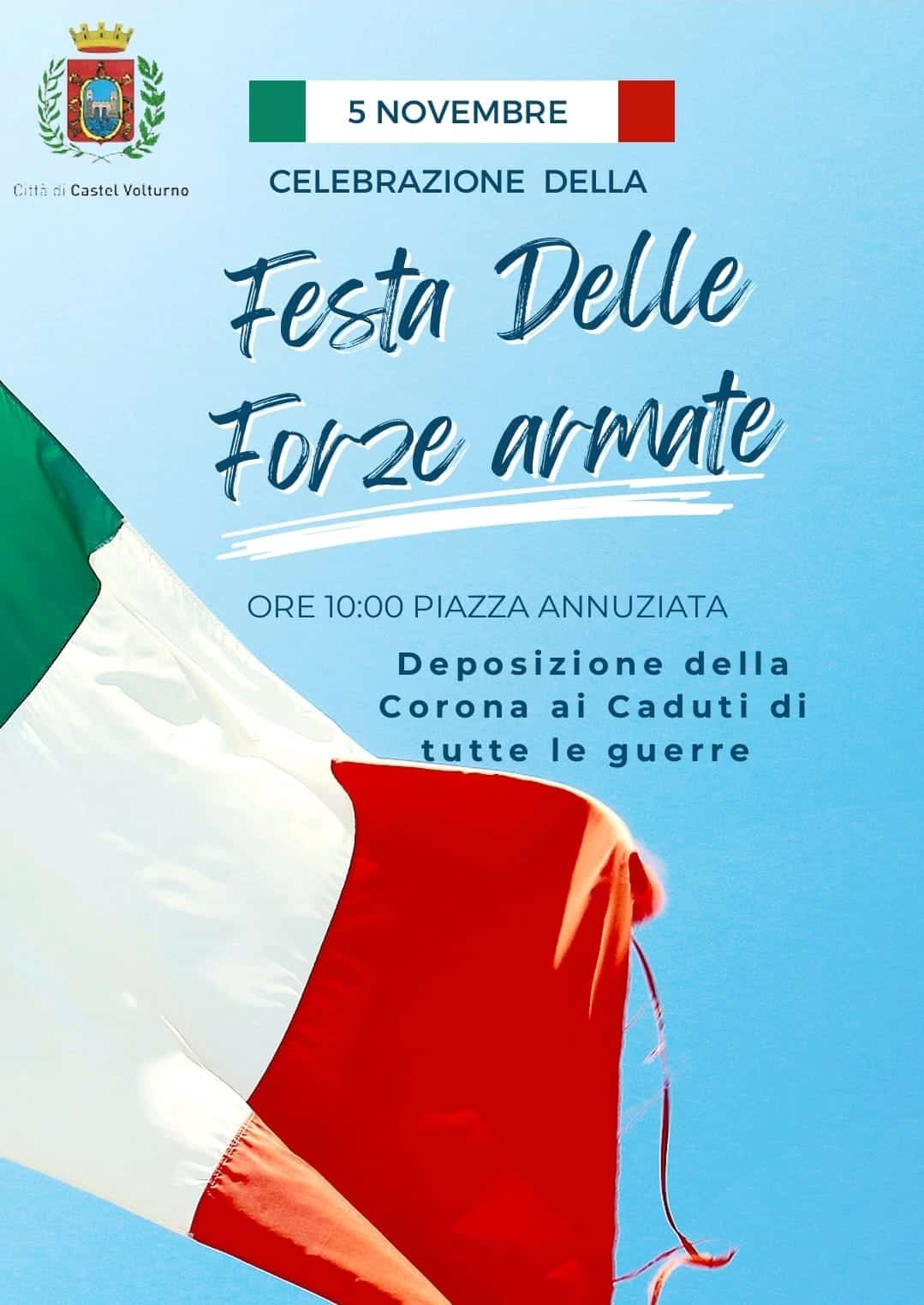 A Castel Volturno si celebra la festa delle forze armate