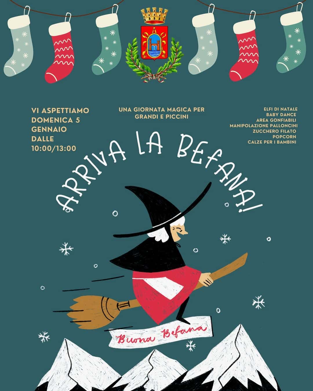A Castel Volturno arriva la "befana" per i bambini