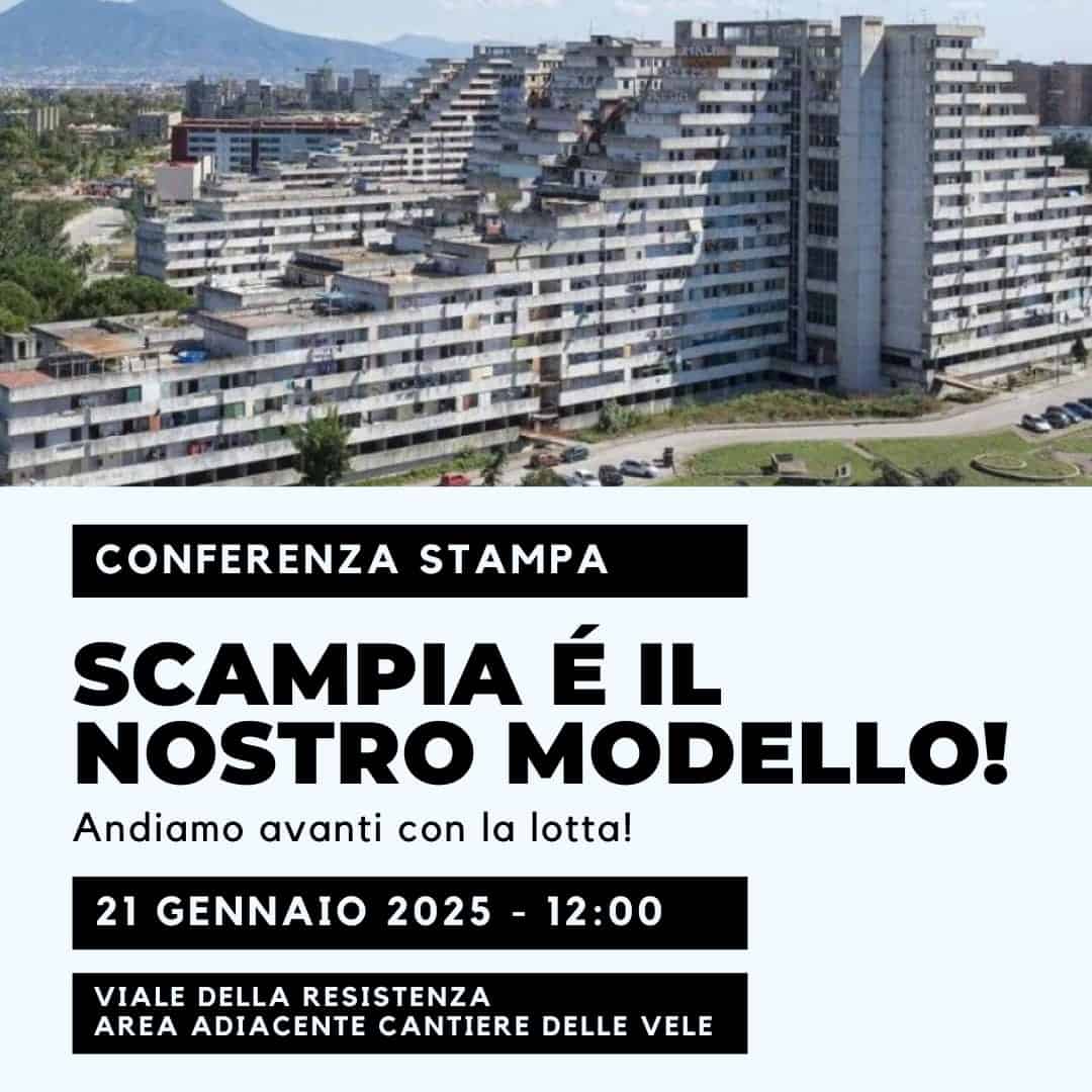 Conferenza Stampa Comitato Vele: no al modello Caivano