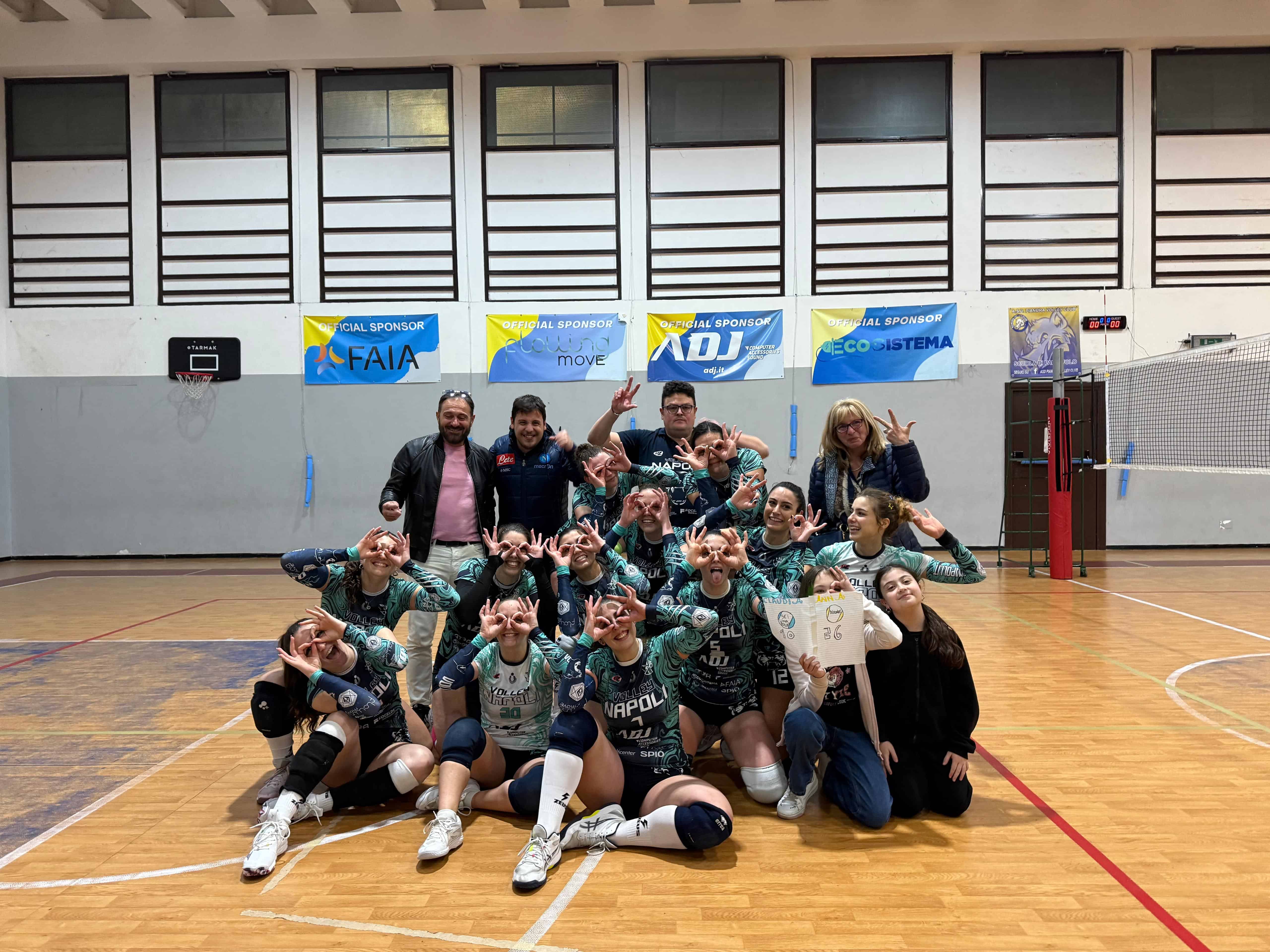 Impresa Volley Napoli, battuta la prima e raggiunti i playoff