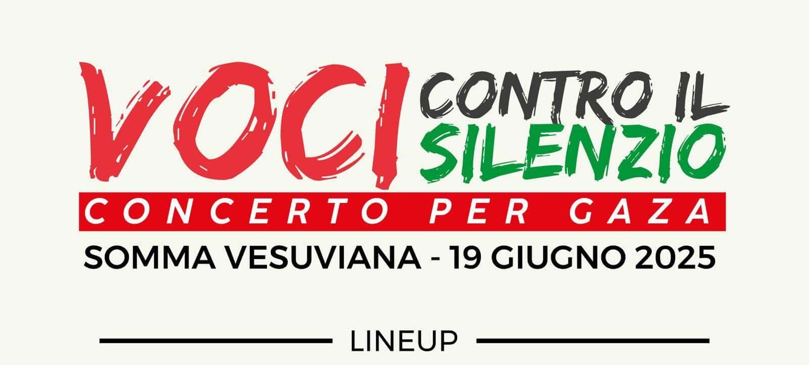 "Voci contro il silenzio": un concerto di musica live a Somma Vesuviana per Gaza