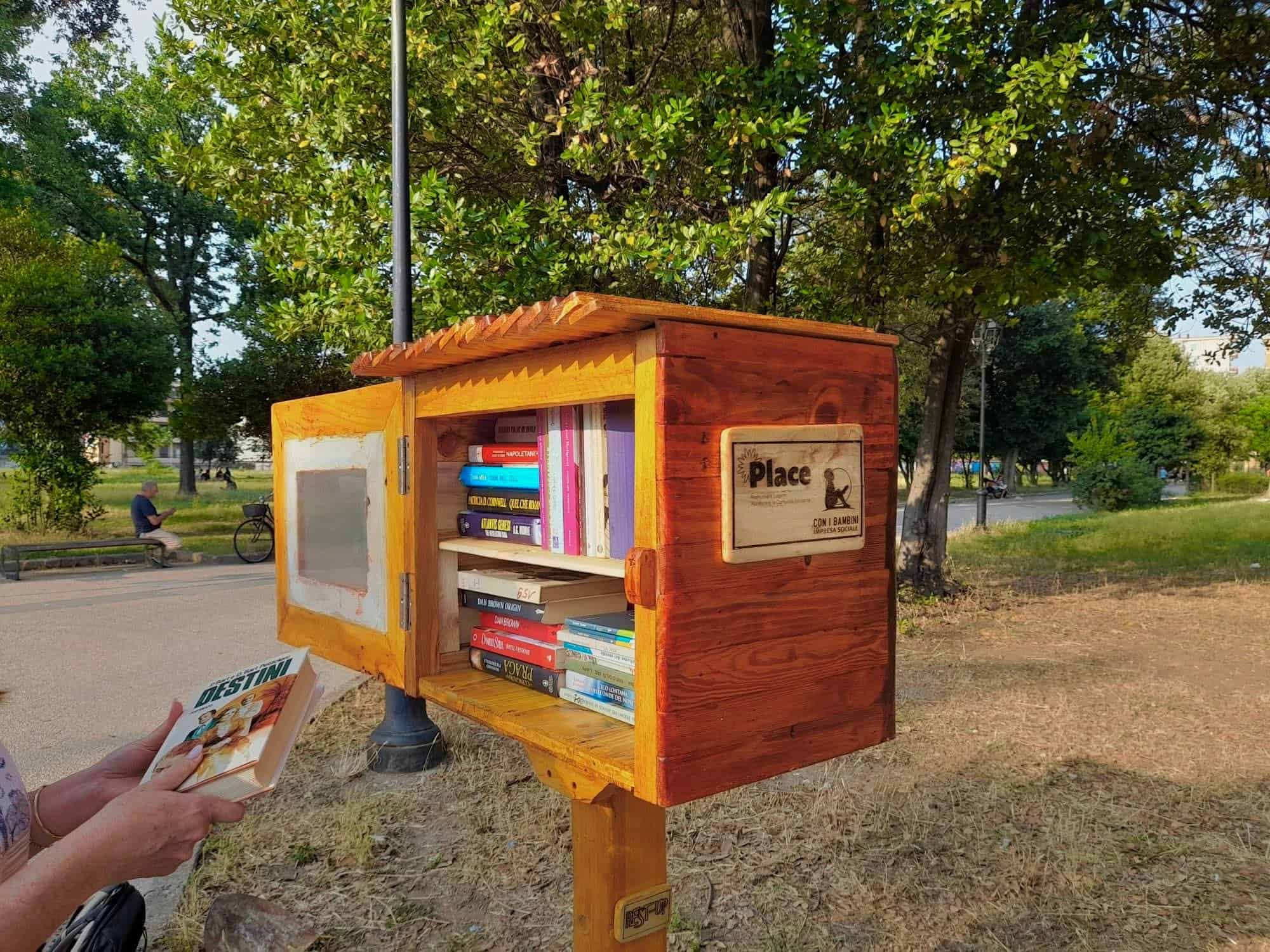 Parco Pozzi di Aversa: un bookcrossing targato "Libri Liberi"