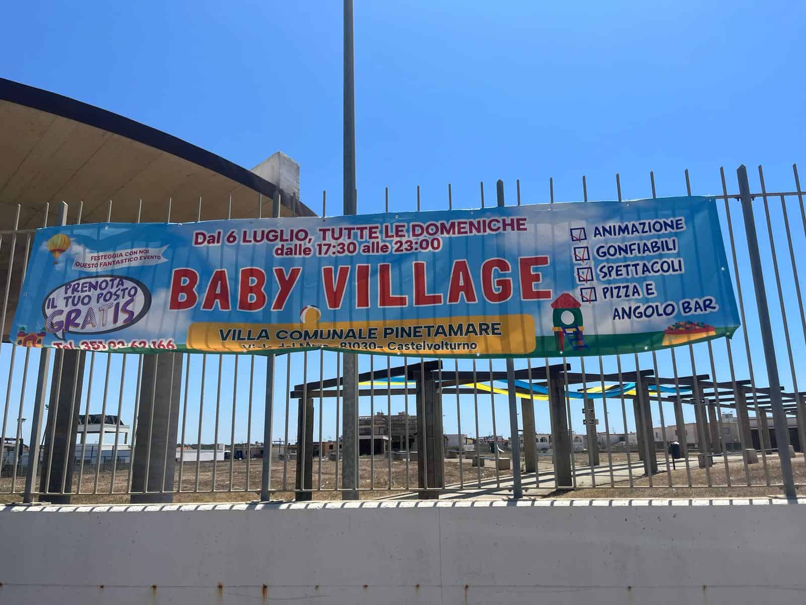 Parte il baby village di sera, ma il Parco Urbano resta sprecato. Il punto...