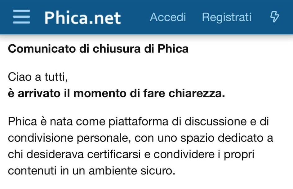 Oscurato il forum che da anni pubblicava foto e video di donne senza consenso